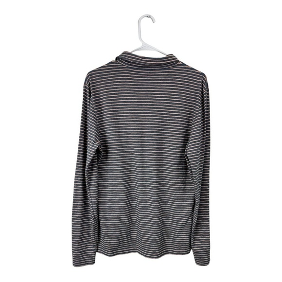 Faherty Size Small Striped Polo Shirt Long Sleeve Soft Cotton - Picture 2 of 6